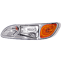 Driver Side Headlight, with Bulb, Halogen, Clear Lens, Base Model