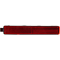 Rear, Driver or Passenger Side Bumper Reflector,, CAPA Certified