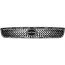Upper Grille Assembly, Textured Black Shell and Insert