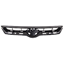 Upper Grille Assembly, Textured Black Shell and Insert, CAPA CERTIFIED