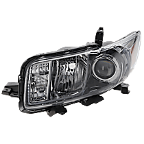 Driver Side Headlight, Without bulb(s), Halogen, Clear Lens