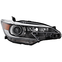 Passenger Side Halogen Headlight, Without bulb(s) CAPA Certified