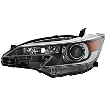Driver Side Halogen Headlight, Without bulb(s) CAPA Certified