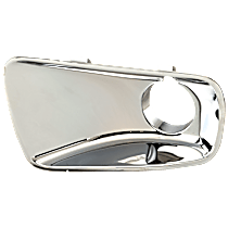 Front, Driver Side Fog Light Trim, Chrome, Except Red Line Model