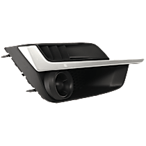 Front, Passenger Side Fog Light Cover, Textured Black, 4 Cyl., 2.0L Engine
