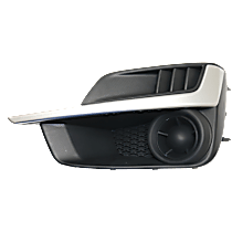 Front, Driver Side Fog Light Cover, Textured Black, 4 Cyl., 2.0L Engine