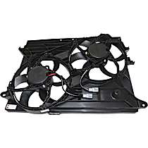 Radiator Fan 4 Cyl 2.4L, Dual fan