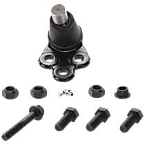 Front, Driver or Passenger Side, Lower Ball Joint, For Models With Steel Control Arm