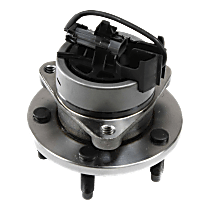 Front, Driver or Passenger Side Wheel Hub, With Bearing, 5 x 4.33 in. Bolt Pattern, For Models With 4-Wheel ABS