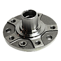 Front, Driver or Passenger Side Wheel Hub, Without Bearing, 5 x 4.33 in. Bolt Pattern, Front Wheel Drive