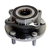 Front, Driver or Passenger Side Wheel Hub, with Bearing