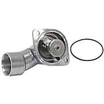 Thermostat, 6 Cyl 3.2L, GAS, Includes Housing, 195 Degree, Stainless Steel