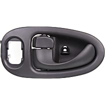 Front, Driver Side Gray Interior Door Handle, With door lock button, Sport Utility