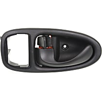 Front, Driver Side Interior Door Handle, Black, With Door Lock Button, Base Model, 4 Cyl., 1.9L Engine