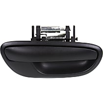 Rear, Passenger Side Exterior Door Handle, Textured Black, Without Key Hole