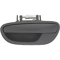 Rear, Driver Side Exterior Door Handle, Textured Black, Without Key Hole