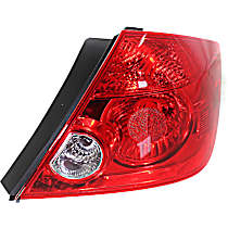 Passenger Side Halogen Tail Light, Without bulb(s), OE Replacement