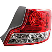 Passenger Side Halogen Tail Light, Without bulb(s), For Vehicles With Production Date Up To January 2011, OE Replacement