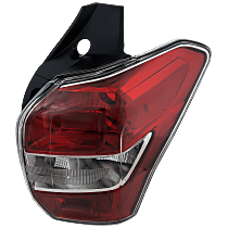 Passenger Side Tail Light, Without bulb(s), Halogen, Clear Lens