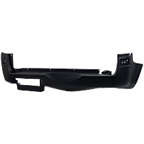 Rear Primed Bumper Cover, With Reflector Holes