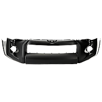 Primed Bumper Cover, For Models Without Chrome Trim and Valance Panel, With Front Emblem