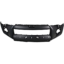 Front Primed Bumper Cover, For Models Without Chrome Trim, With Valance Panel