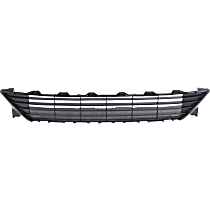 Front, Lower Bumper Grille, Textured Black, CAPA CERTIFIED