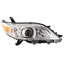 Passenger Side Headlight, with Bulb, Halogen, Base/L/LE/Limited/XLE without LED DRL, CAPA Certified