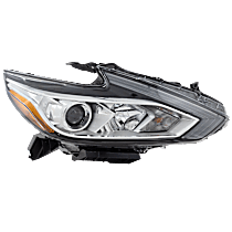 Passenger Side Halogen Headlight, With bulb(s), For Models Without Daytime Running Light, OE Replacement, CAPA Certified