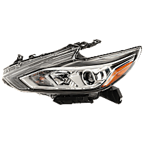 Driver Side Halogen Headlight, With bulb(s), For Models Without Daytime Running Light, OE Replacement