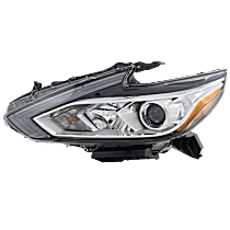 Driver Side Halogen Headlight, With bulb(s), For Models Without Daytime Running Light, OE Replacement, CAPA Certified