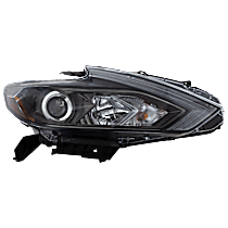 Passenger Side Halogen Headlight, With bulb(s), For Models Without Daytime Running Light, OE Replacement, CAPA Certified