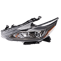 Driver Side Halogen Headlight, With bulb(s), For Models Without Daytime Running Light, OE Replacement, CAPA Certified