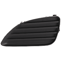 Front, Driver Side Fog Light Cover, Textured Black