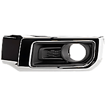 Front, Driver Side Fog Light Trim, For Models With Chrome Trim, Without Nightshade Edition, Primed