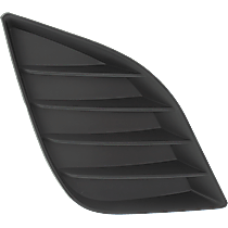 Front, Driver Side Fog Light Cover, Textured Black, 4 Cyl., 1.8L Engine
