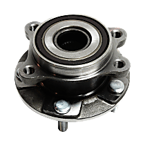 Front, Driver or Passenger Side Wheel Hub, With Bearing, 5 x 4.5 in. Bolt Pattern