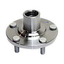 Front, Driver or Passenger Side Wheel Hub, Without Bearing, 5 x 4.5 in. Bolt Pattern