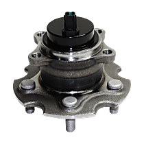 Rear, Driver or Passenger Side Wheel Hub, With Bearing, 5 x 4.46 in. Bolt Pattern, Front Wheel Drive