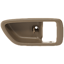 Front or Rear, Passenger Side, Interior, Door Handle Trim, Brown