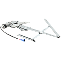 Front, Passenger Side Power Window Regulator, With Motor