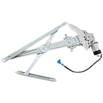 Front, Driver Side Power Window Regulator, With Motor