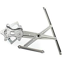 Front, Passenger Side Power Window Regulator, Without Motor