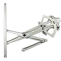 Front, Driver Side Power Window Regulator, Without Motor