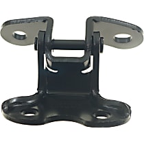 Front, Passenger Side, Lower Door Hinge, Black