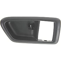 Front or Rear, Passenger Side, Interior, Door Handle Trim, Black