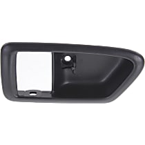 Front or Rear, Driver Side, Interior, Door Handle Trim, Black