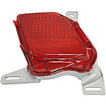 Rear, Passenger Side Bumper Reflector