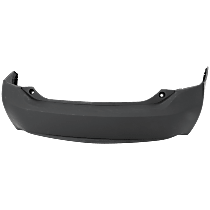 Rear Primed Bumper Cover, With Spoiler Holes CAPA Certified