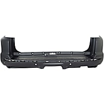 Rear Primed Bumper Cover, For Models With Chrome Insert